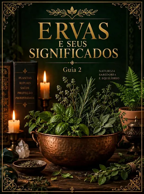 Capa do guia Ervas e Seus Significados